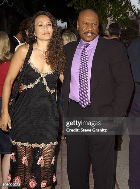 Ving Rhames & wife Debbie during "Undisputed" Premiere at Mann Festival in Westwood, California, United States.