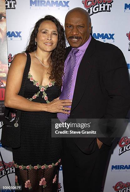 Ving Rhames & wife Debbie during "Undisputed" Premiere at Mann Festival in Westwood, California, United States.