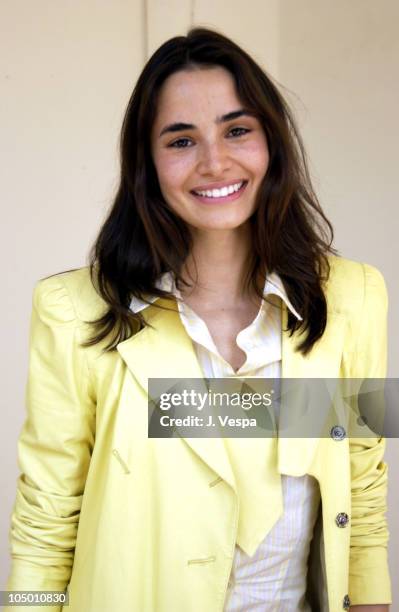 Mia Maestro during 2002 Venice Film Festival - "Frida" Portraits at Hotel Des Bains in Venice Lido, Italy.