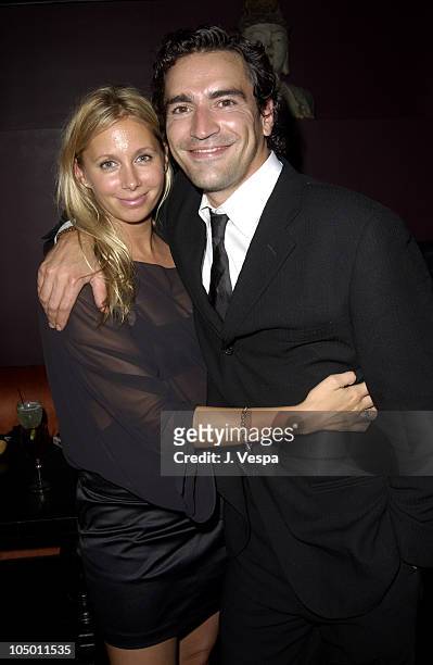 Joanne Rivera & Ben Chaplin during "About Schmidt" Premiere - After-Party at Man Ray at Man Ray in New York, New York, United States.