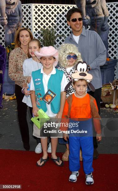 Ray Romano & family during The 9th Annual "Dream Halloween Los Angeles" Benefits The Children Affected By AIDS Foundation at Barker Hanger in Santa...