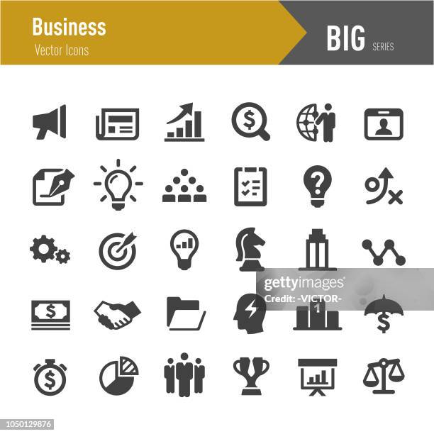 business icons - big series - tax form stock illustrations