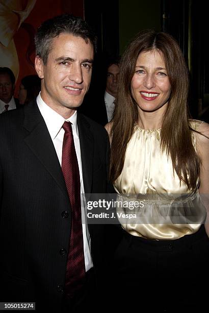 Dermot Mulroney and Catherine Keener during "About Schmidt" Premiere - After-Party at Man Ray at Man Ray in New York, New York, United States.