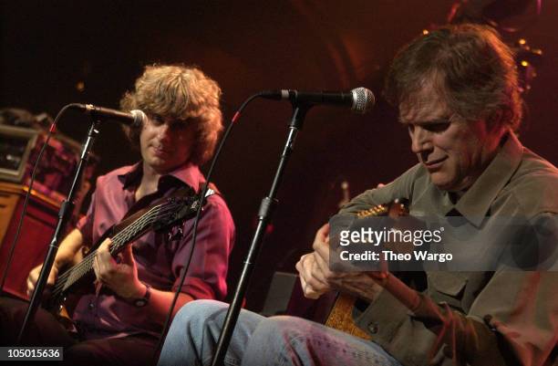 Mike Gordon of Phish and Leo Kottke during 2002 Jammy Awards Presented By TDK at Roseland in New York City, New York, United States.