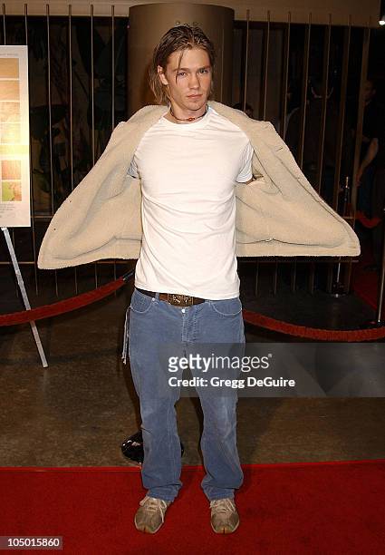 Chad Michael Murray during "The Rules of Attraction" Premiere - Arrivals at The Egyptian Theatre in Hollywood, California, United States.