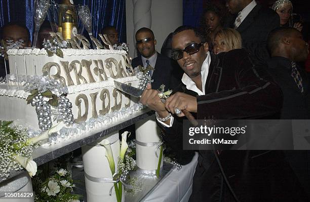 Sean "P. Diddy" Combs during Sean "P. Diddy" Combs Birthday Party at The Supper Club at The Supper Club in New York City, New York, United States.