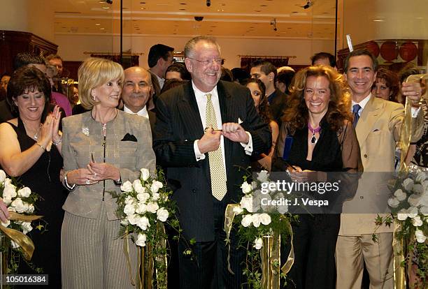 Dema Guinn, First Lady of Nevada, Mayor Oscar Goodman, Caroline Gruosi-Scheufele, Owner of Chopard and Thierry Chaunu, President of Chopard USA