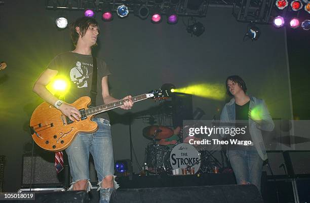 Nick Valensi and Julian Casablancas of The Strokes