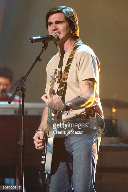 Juanes during MTV Video Music Awards Latinoamerica 2002 - Rehearsals - Day 2 at Jackie Gleason Theater in Miami, Florida, United States.