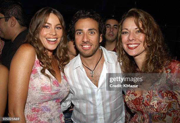 Sofia Vergara and Howie Dorough and his sister Pollyanna