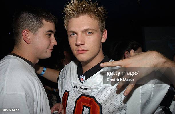 Nick Carter during MTV Video Music Awards Latinoamerica 2002 - Backstage and Audience at Jackie Gleason Theater in Miami, Florida, United States.