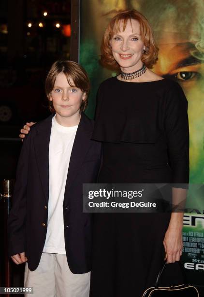 Gates McFadden & son Jack during "Star Trek: Nemesis" World Premiere at Grauman's Chinese Theatre in Hollywood, California, United States.