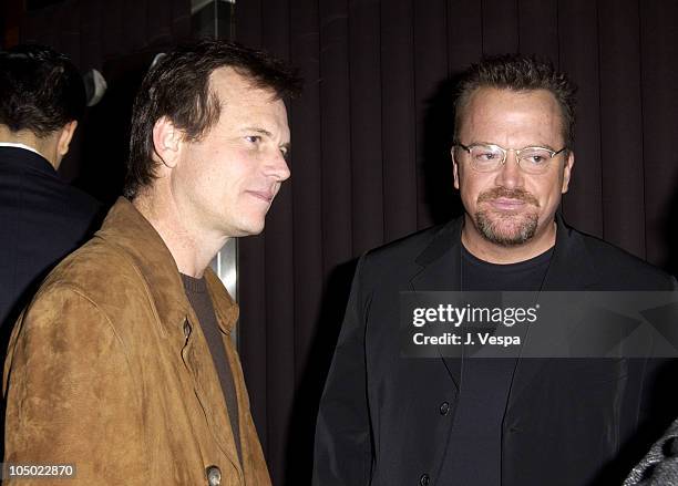 Bill Paxton and Tom Arnold during Tom Arnold's "How I Lost 5 Pounds in 6 Years" Book Party at Balboa Lounge in Los Angeles, California, United States.