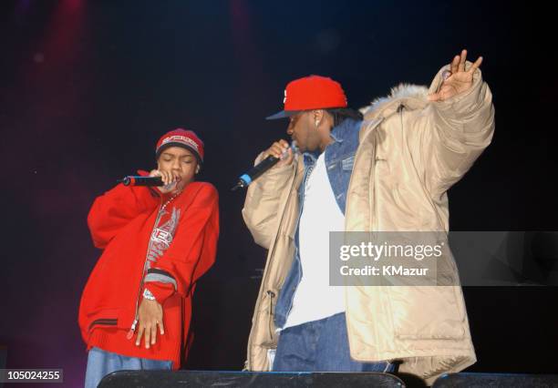 Lil' Bow Wow and Jermaine Dupri during Lil' Bow Wow Fan Appreciation Show at Hammerstein Ballroom in NYC. At Hammerstein Ballroom in New York City,...