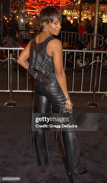 Vanessa Bell Calloway during "Biker Boyz" Premiere at Mann's Chinese Theatre in Hollywood, California, United States.