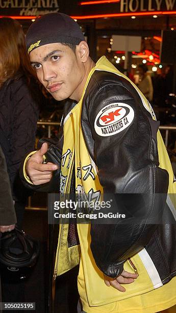 Rick Gonzalez during "Biker Boyz" Premiere at Mann's Chinese Theatre in Hollywood, California, United States.