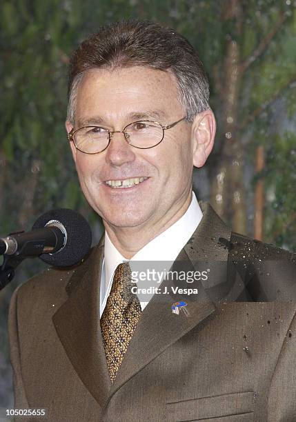 Peter A. Walsh, Air New Zealand during The Launch of the Air New Zealand/Lord of the Rings Frodo Airplane at LAX in Los Angeles, California, United...