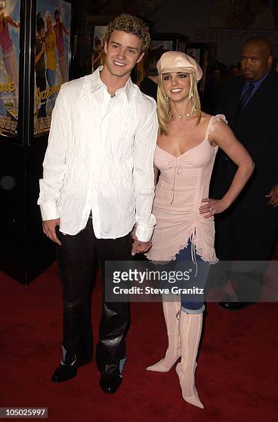 Justin Timberlake & Britney Spears during "Crossroads" Hollywood Premiere at Grauman's Chinese Theatre in Hollywood, California, United States.