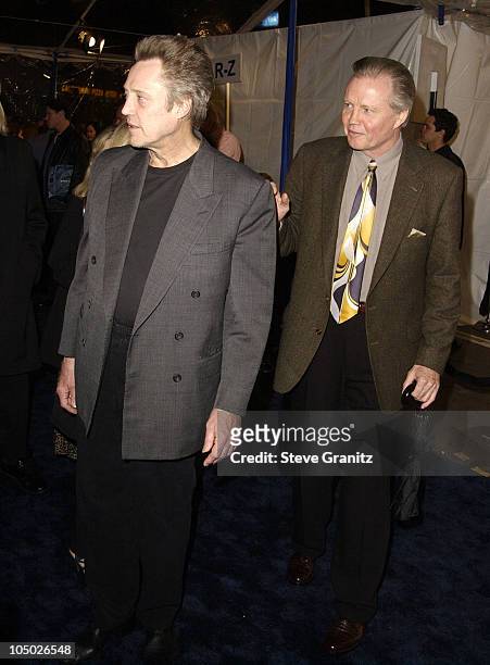 Christopher Walken & Jon Voight during "Catch Me If You Can" Los Angeles Premiere at Mann Village Theatre in Westwood, California, United States.