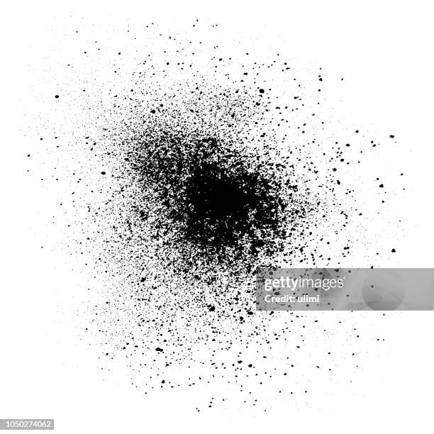 schwarzpulver, vektor-design-element - krümel stock-grafiken, -clipart, -cartoons und -symbole