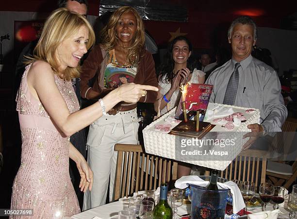 Rosanna Arquette during Cannes 2002 - "Searching for Debra Winger" Dinner in Cannes, France.