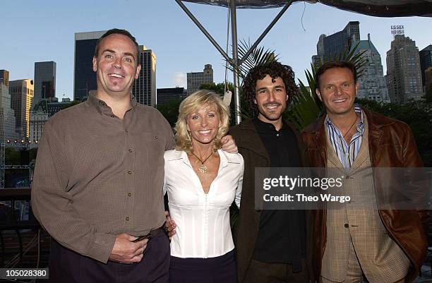 Richard Hatch, Tina Wesson, Ethan Zohn and Mark Burnett