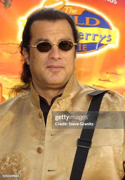 Steven Seagal during "The Wild Thornberrys Movie" Premiere at Cinerama Dome in Hollywood, California, United States.