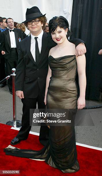 Jack Osbourne and Kelly Osbourne during The 30th Annual American Music Awards - Arrivals at Shrine Auditorium in Los Angeles, California, United...