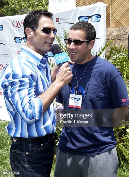 Don Diamont and Adam Sandler during 5th Annual "QVC's Cure By the Shore" to benefit the National Multiple Sclerosis Society - Inside at Private Home...