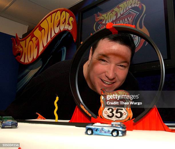 Steve Harwell of Smash Mouth at Hot Wheels 35th Anniversary Celebration