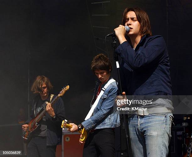 Julian Casablancas of The Strokes during KROCK 92.3 FM Radio New York - Dysfunctional Family Picnic VI - Show at Jones Beach Theater in Wantagh, New...