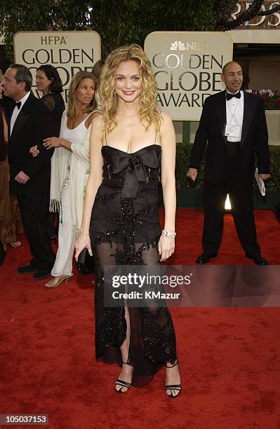 Heather Graham during The 60th Annual Golden Globe Awards - Arrivals at The Beverly Hilton Hotel in Beverly Hills, California, United States.
