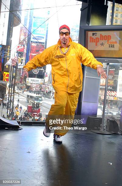 Ali G during Bruce Willis, Ali G and Cam'ron Visit MTV's "TRL" - February 27, 2003 at MTV Studios- Times Square in New York City, New York, United...