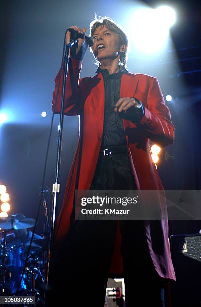 David Bowie during David Bowie in Concert at Roseland at Roseland in New York City, New York, United States.