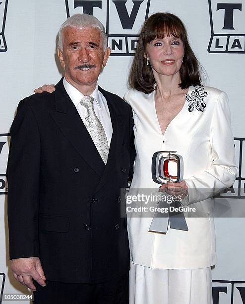 Don Adams and Barbara Feldon during TV Land Awards: A Celebration of Classic TV - Press Room at Hollywood Palladium in Hollywood, California, United...