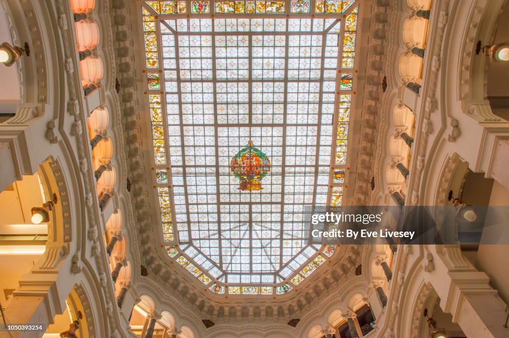 Stained Glass Skylight Roof