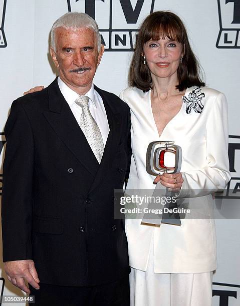 Don Adams and Barbara Feldon during TV Land Awards: A Celebration of Classic TV - Press Room at Hollywood Palladium in Hollywood, California, United...