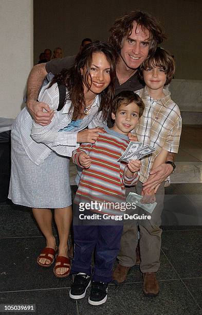Susanna Hoffs, husband Jay Roach and sons Sam and Jackson