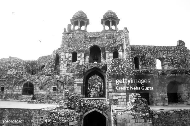 old fort, new delhi, india - gupta empire stock pictures, royalty-free photos & images