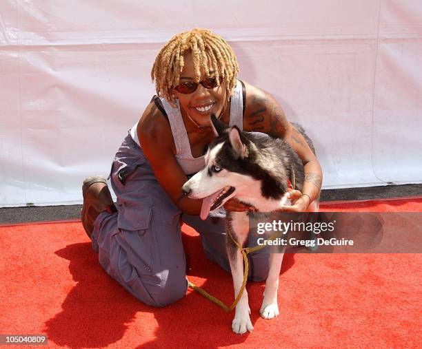 Debra Wilson & Lulu during Pet Orphan Fund Presents "Pet Spectacular" at Staples Center in Los Angeles, California, United States.