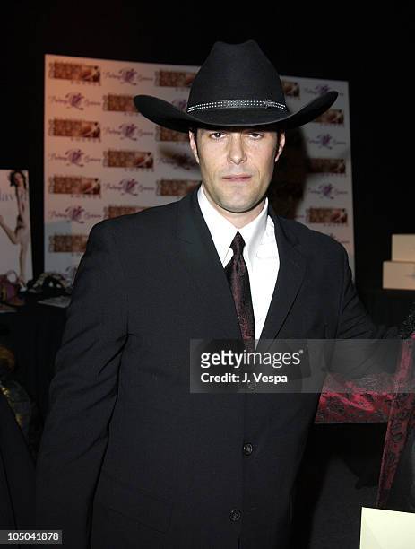 Carlos Bernard with Stetson during Ninth Annual Screen Actors Guild Awards - Backstage Creations Talent Retreat in Los Angeles, California, United...