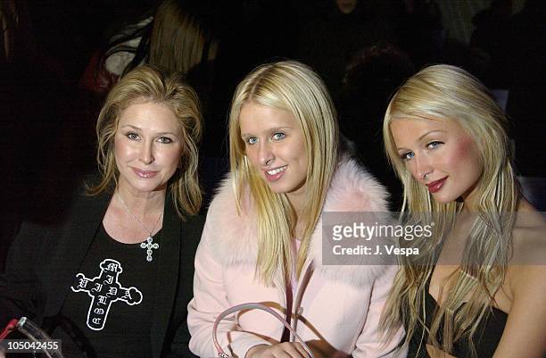 Kathy Hilton with Daughters Nicky Hilton and Paris Hilton
