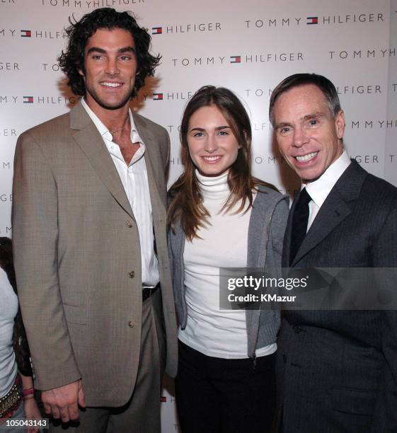 Evan Marriott, aka "Joe Millionaire", Lauren Bush and Tommy Hilfiger