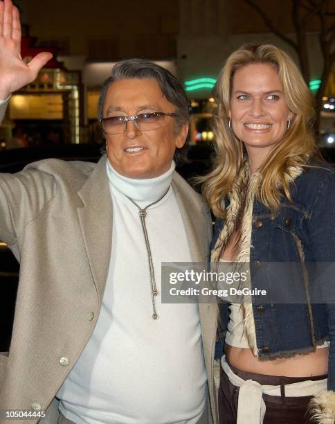 Robert Evans and Leslie-Ann Woodward during "The Hunted" Premiere at Mann Village Theatre in Westwood, California, United States.