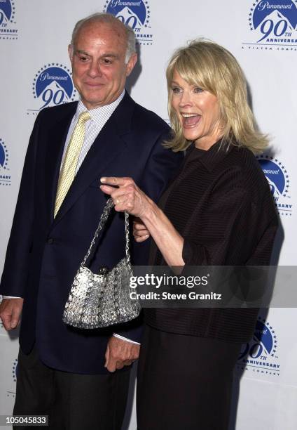 Candice Bergen & husband Marshall Rose during Paramount Pictures Celebrates 90th Anniversary With 90 Stars for 90 Years at Paramount Pictures in Los...