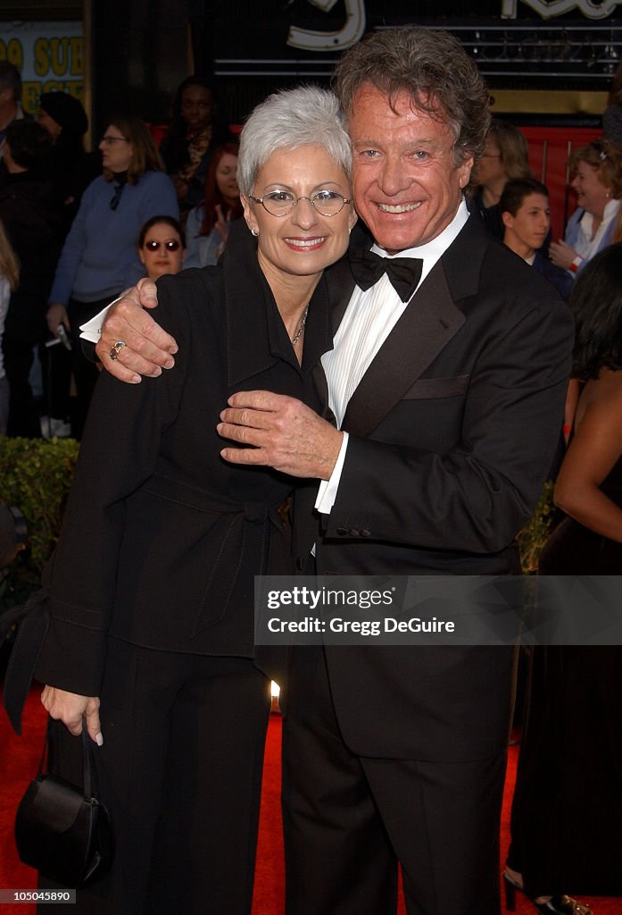 Michael Cole & Wife during ABC's 50th Anniversary Celebration at The