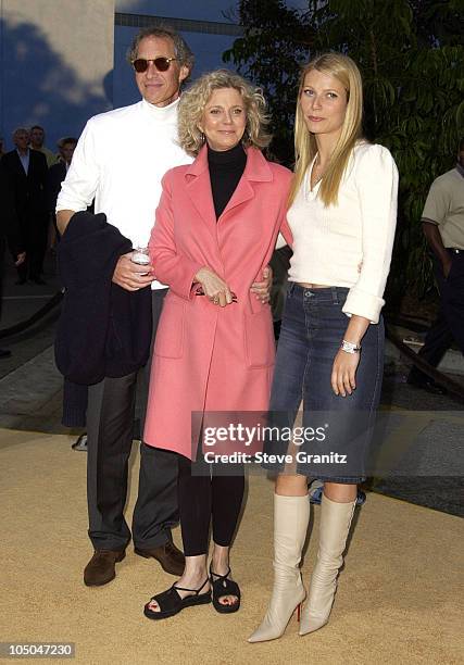 Bruce Paltrow, Blythe Danner & Gwyneth Paltrow during "Austin Powers In Goldmember" Premiere at Universal Amphitheatre in Universal City, California,...