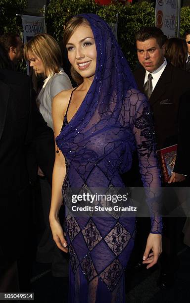 Thalia during 3rd Annual Latin GRAMMY Awards - Arrivals at Kodak Theatre in Hollywood, California, United States.