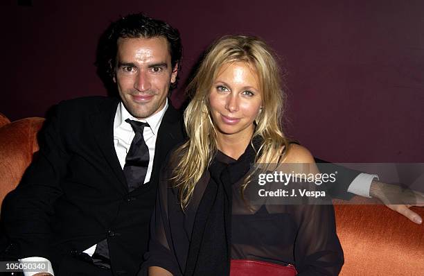 Ben Chaplin and Joanne Rivera during "About Schmidt" Premiere - After-Party at Man Ray at Man Ray in New York, New York, United States.