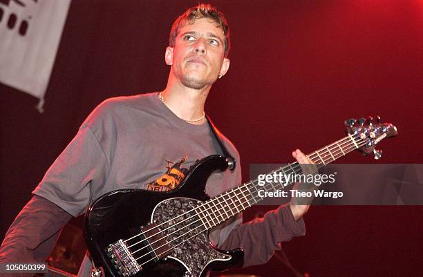 Stefan Lessard of the Dave Matthews Band during 2002 Jammy Awards Presented By TDK at Roseland in New York City, New York, United States.